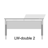 Biurko regulowane LWiki LW double 2